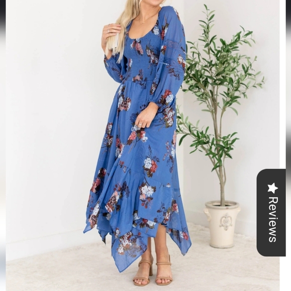 dutch blue dress Womens McKenna Lace Up Check Dress